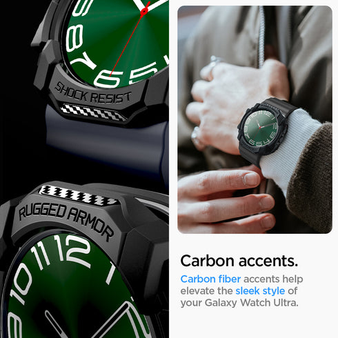 Capa Spigen Galaxy Watch Ultra – Rugged Armor